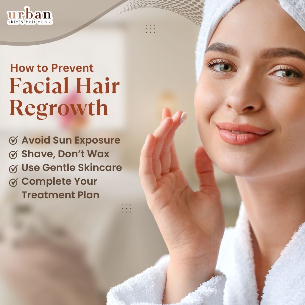 How to prevent facial hair regrowth