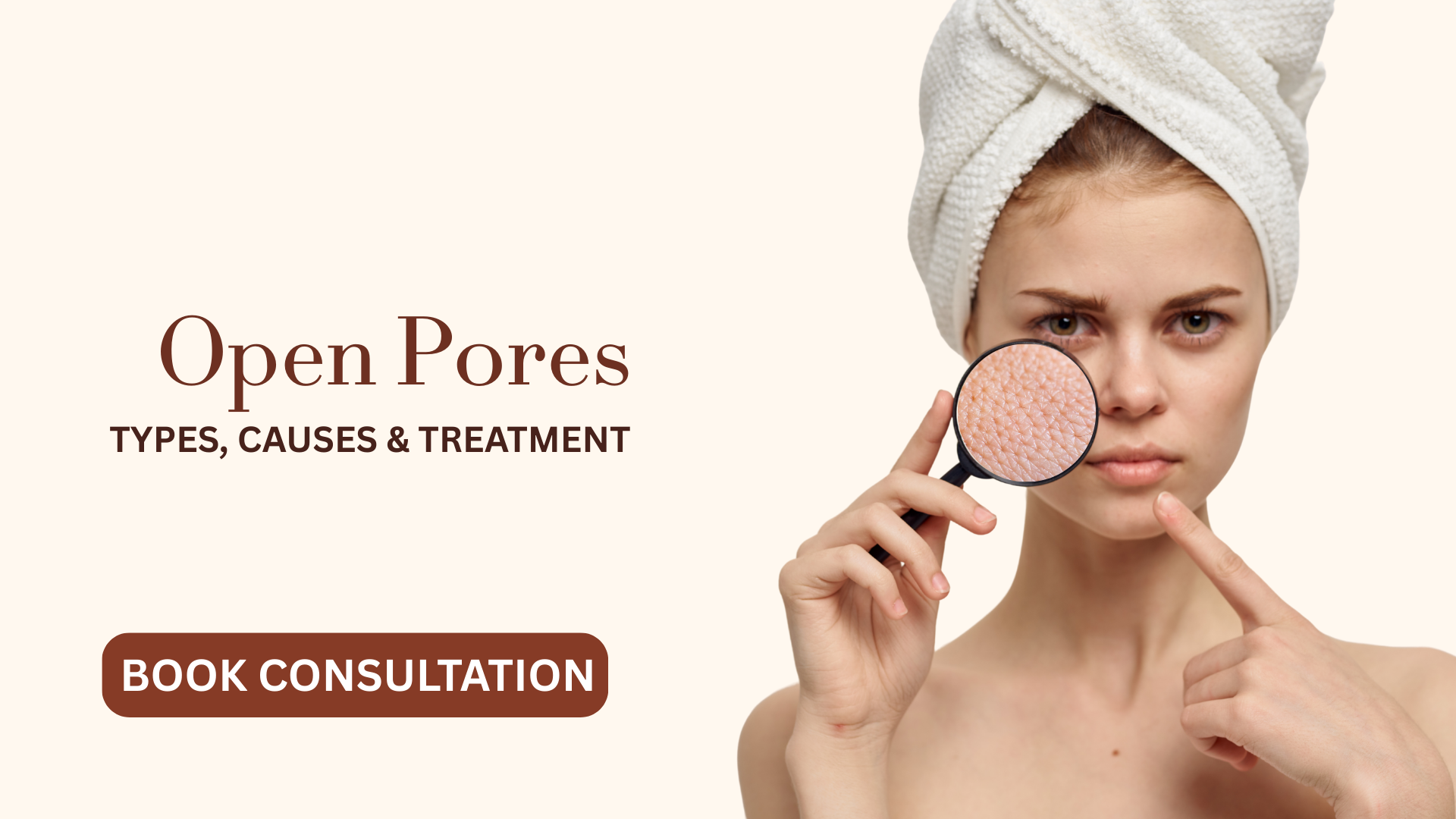 open pores