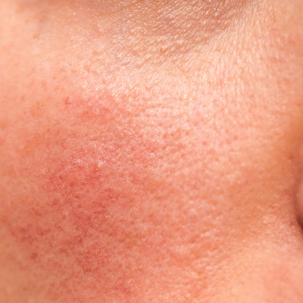 Uneven skin tone