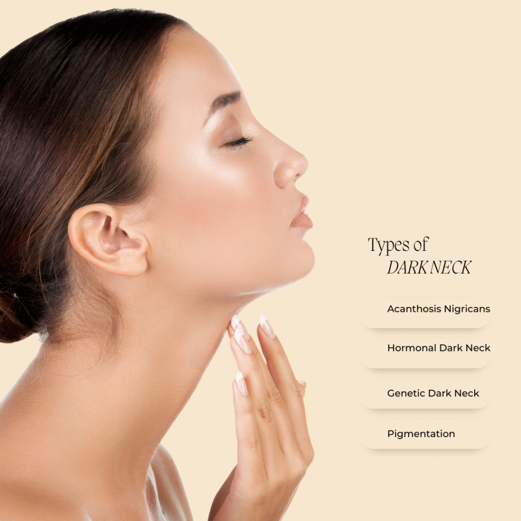 Dark neck treatment